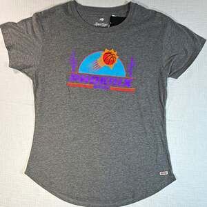 Sportiqe Phoenix Suns NBA Basketball Gray Shirt T-Shirt Women’s XL Licensed